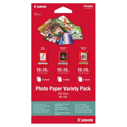 Canon - Conf. Multipla Carta fotografica VP-101 - 4 x 6 " - 20 Fogli - 0775B078